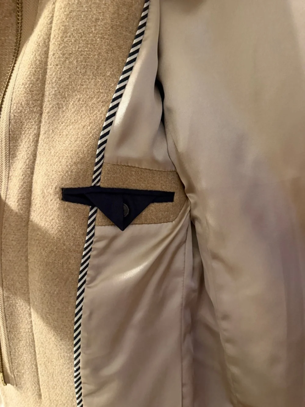 J. Crew Camel Cocoon Coat - Picture 5 of 8